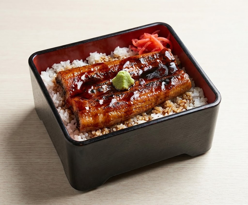 The same dish after DishReady — same food, restaged lighting and surface